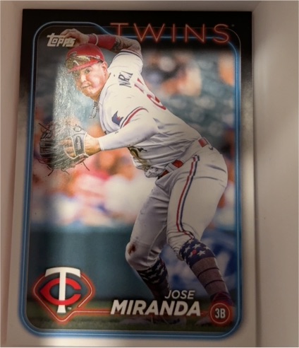 2024 Topps #507 Jose Miranda — front