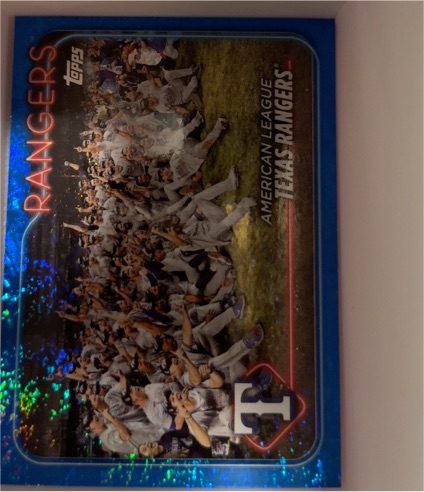 2024 Topps #498 Texas Rangers — front