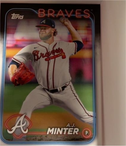 2024 Topps Series 2 #539 A.J. Minter — front