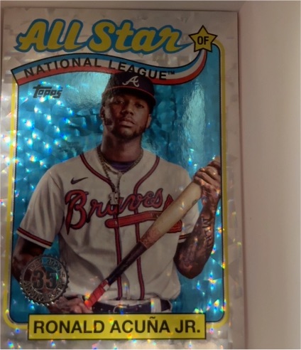 2024 Topps Series 2 1989 Topps All-Stars #89ASB-28 Ronald Acuña Jr. — front