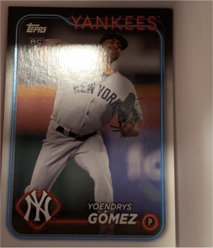 2024 Topps #NYY-10 Yoendrys Gómez — front