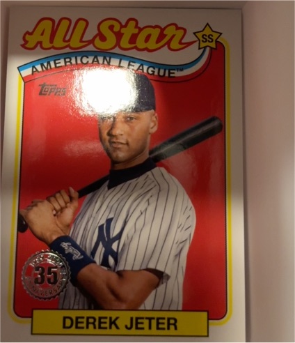 2024 Topps #89ASB-7 Derek Jeter 1989 35th Anniversary All-Stars — front