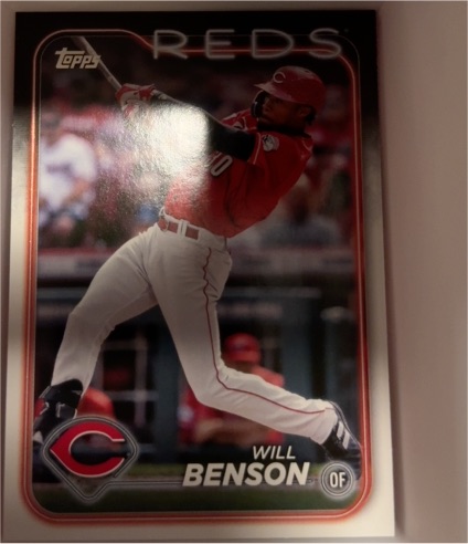 2024 Topps #386 Will Benson — front