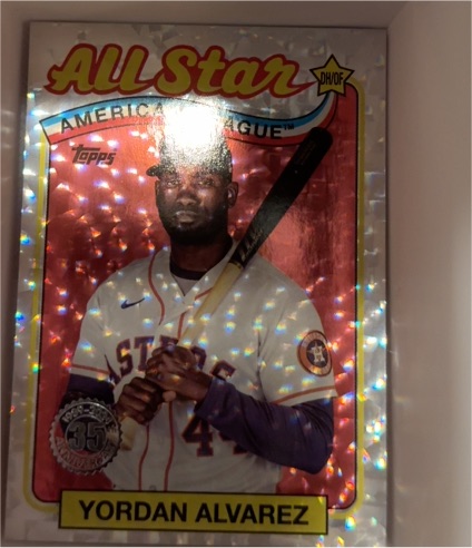 2024 Topps Series 2 1989 Topps Baseball All-Stars #89ASB-46 Yordan Alvarez — front