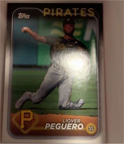 2024 Topps Series 2 #542 Liover Peguero — front