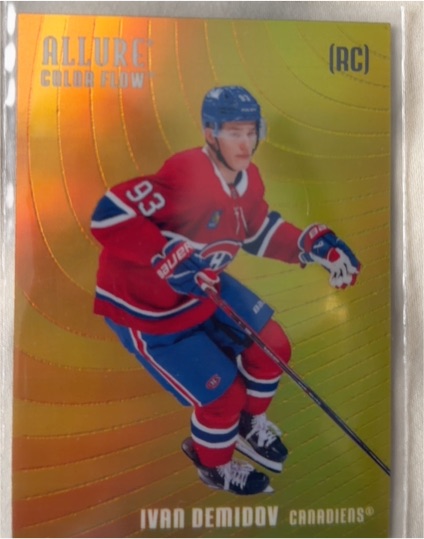 2025-26 Upper Deck Allure #CF-22 Ivan Demidov Color Flow Rookie — front