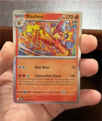 2022 Pokémon SV10: Destined Rivals #042 Blaziken — front