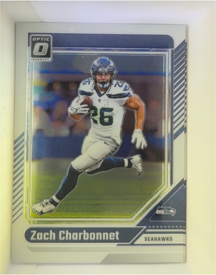 2024 Donruss Optic #179 Zach Charbonnet — front