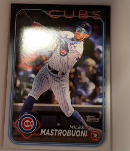 2024 Topps #489 Miles Mastrobuoni — front