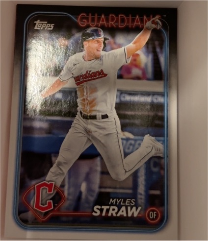 2024 Topps Series 2 #361 Myles Straw — front