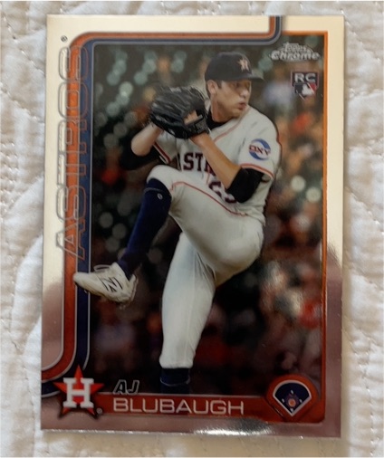 2025 Topps Chrome Update #USC163 AJ Blubaugh — front