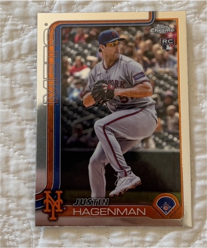 2025 Topps Chrome Update #USC61 Justin Hagenman — front