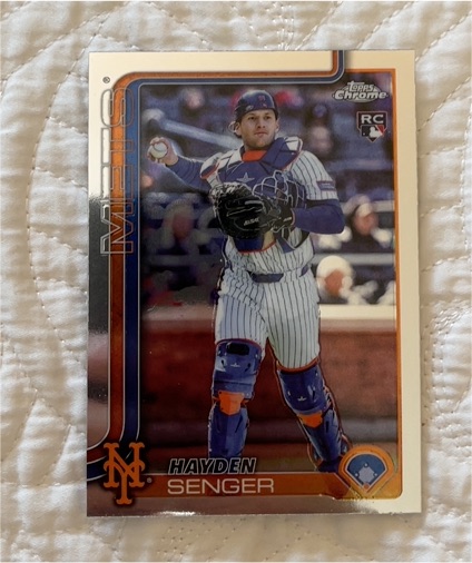 2025 Topps Chrome Update #US126 Hayden Senger — front