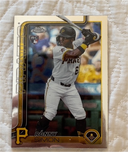 2025 Topps Chrome Update #USC35 Ronny Simon — front