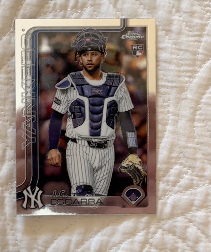 2025 Topps Chrome Update #US96 J.C. Escarra — front