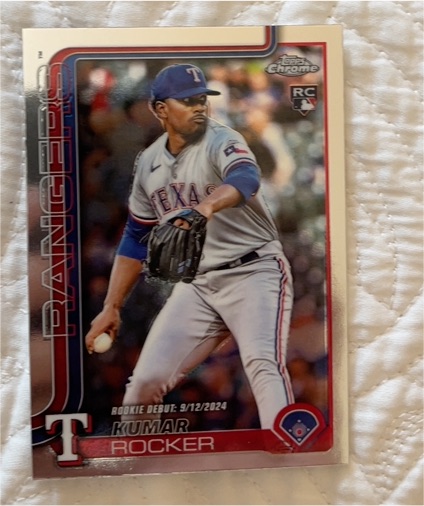 2025 Topps Chrome Update #USC160 Kumar Rocker — front