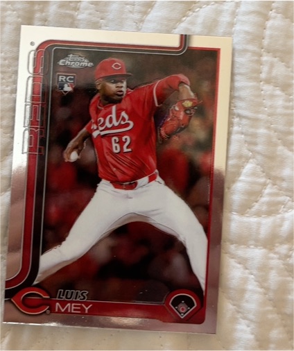 2025 Topps Chrome Update #USC140 Luis Mey — front