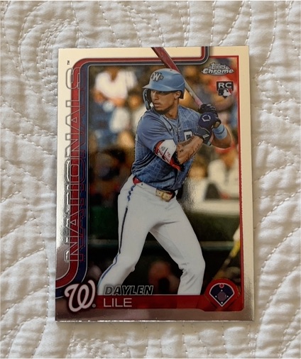 2025 Topps Chrome Update #USC146 Daylen Lile — front