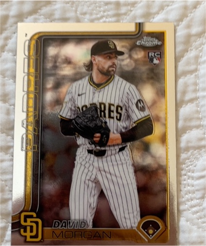 2025 Topps Chrome Update #USC33 David Morgan — front