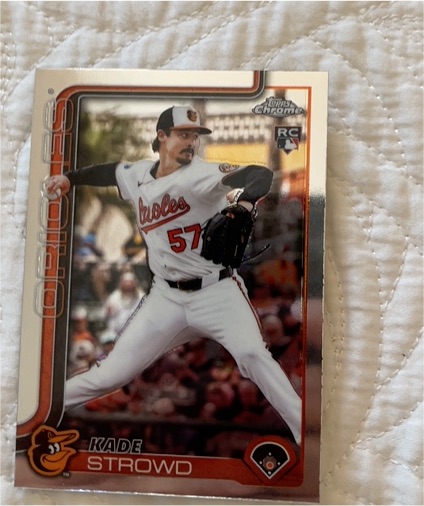 2025 Topps Chrome Update #USC193 Kade Strowd — front