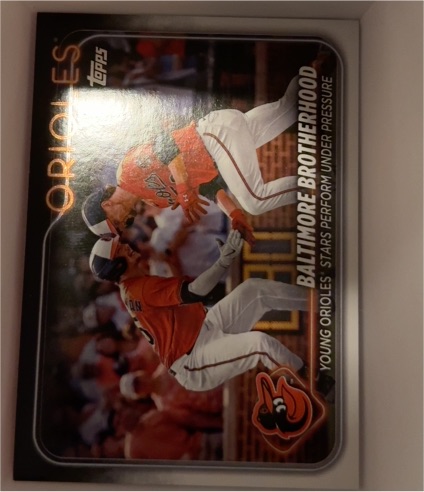 2024 Topps Series 2 #378 Baltimore Brotherhood Gunnar Henderson / Adley Rutschman — front