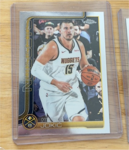 2025-26 Topps Chrome #25 Nikola Jokic — front