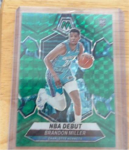 2023-24 Panini Mosaic #252 Brandon Miller NBA Debut — front