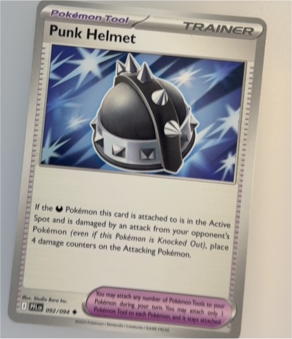 2023 Pokémon ME02: Phantasmal Flames #092 Punk Helmet — front