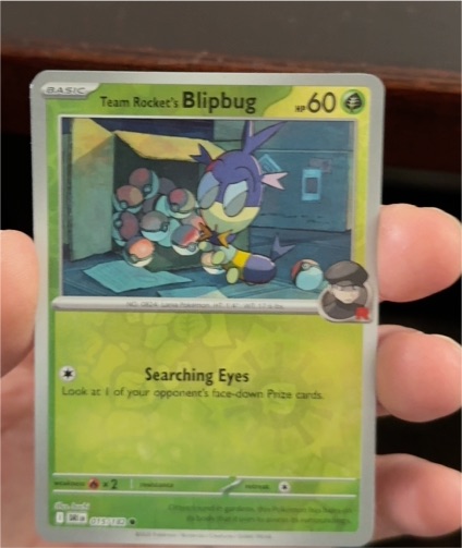 2025 Pokémon SV10 #015 Team Rocket's Blipbug — front