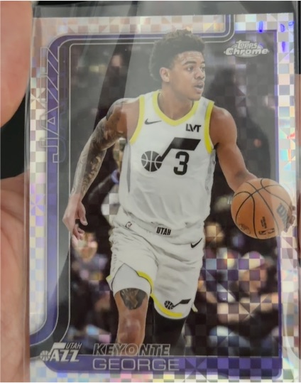2025-26 Topps Chrome #235 Keyonte George — front