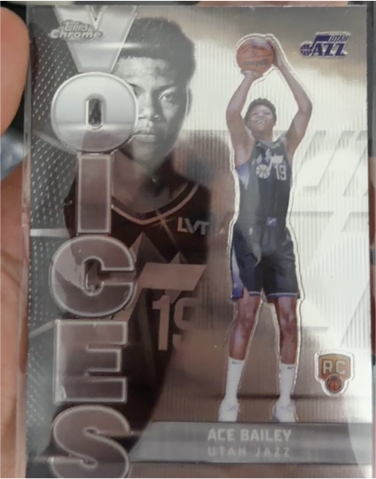 2025-26 Topps Chrome #VS-10 Ace Bailey Voices — front