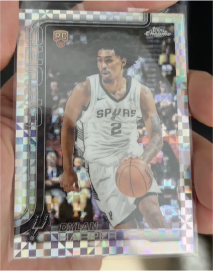 2025-26 Topps Chrome #252 Dylan Harper — front