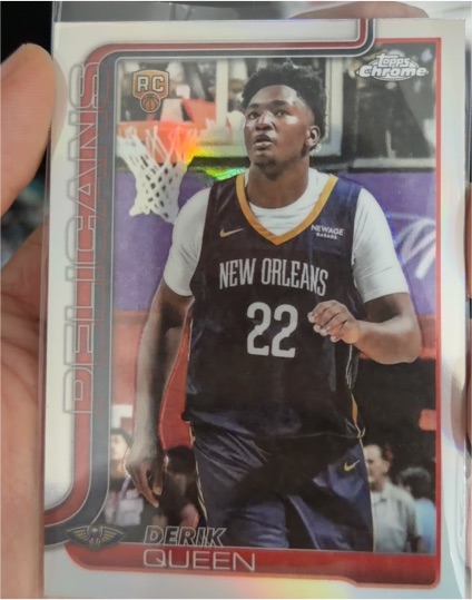 2025-26 Topps Chrome #263 Derik Queen — front