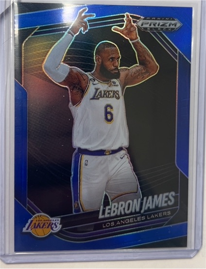 2024-25 Panini Prizm Black #52 LeBron James — front