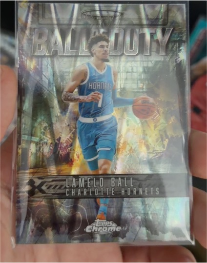 2025-26 Topps Chrome Ball of Duty #BD-10 LaMelo Ball — front