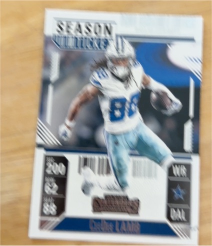 2024 Panini Contenders Season Ticket #26 CeeDee Lamb — front