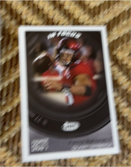 2017 Sage Hit In Focus #43 Patrick Mahomes II Rookie — front