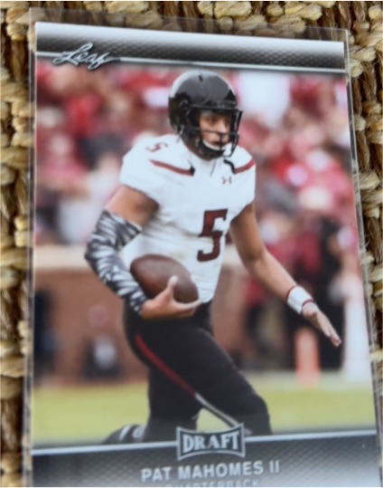 2017 Leaf Draft #56 Patrick Mahomes II — front