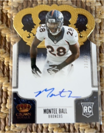 2013 Panini Crown Royale #215 Montee Ball — front
