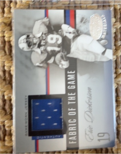 2003 Donruss Classics Classic Materials #CM6 Eric Dickerson — front