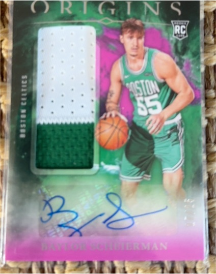 2024-25 Panini Origins Rookie Jersey Autographs #RJA-BSC Baylor Scheierman — front