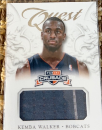 2012-13 Panini Crusade Quest Memorabilia #74 Kemba Walker — front