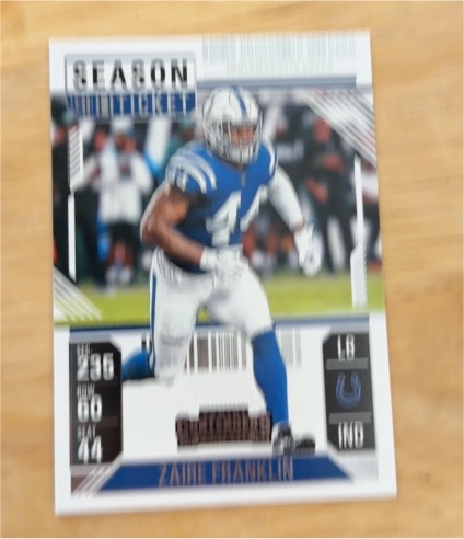 2024 Panini Contenders Season Ticket #44 Zaire Franklin — front