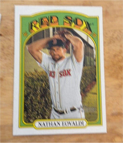 2021 Topps Heritage #205 Nathan Eovaldi — front