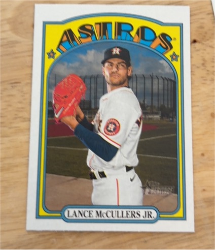 1972 Topps #326 Lance McCullers Jr. — front