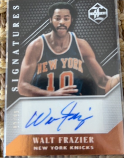 2015-16 Panini Limited Signatures #LS-WF Walt Frazier — front