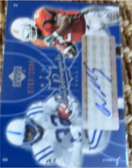 2003 Upper Deck Pros & Prospects #143 Willis McGahee / Edgerrin James — front