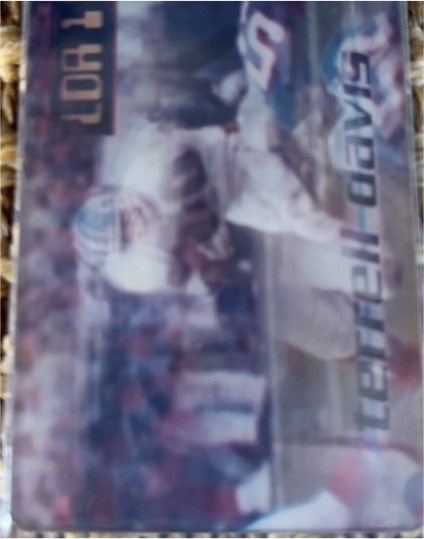1997 Motion Vision Limited (1:25) Digital Replays #LDR1 Terrell Davis Broncos — front