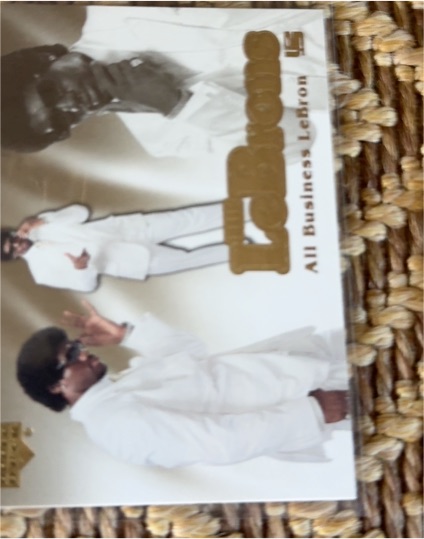2003 Upper Deck The Rookies All Business LeBron James — front