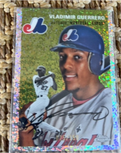 2023 Topps Chrome Platinum Anniversary #95 Vladimir Guerrero Montreal Expos — front
